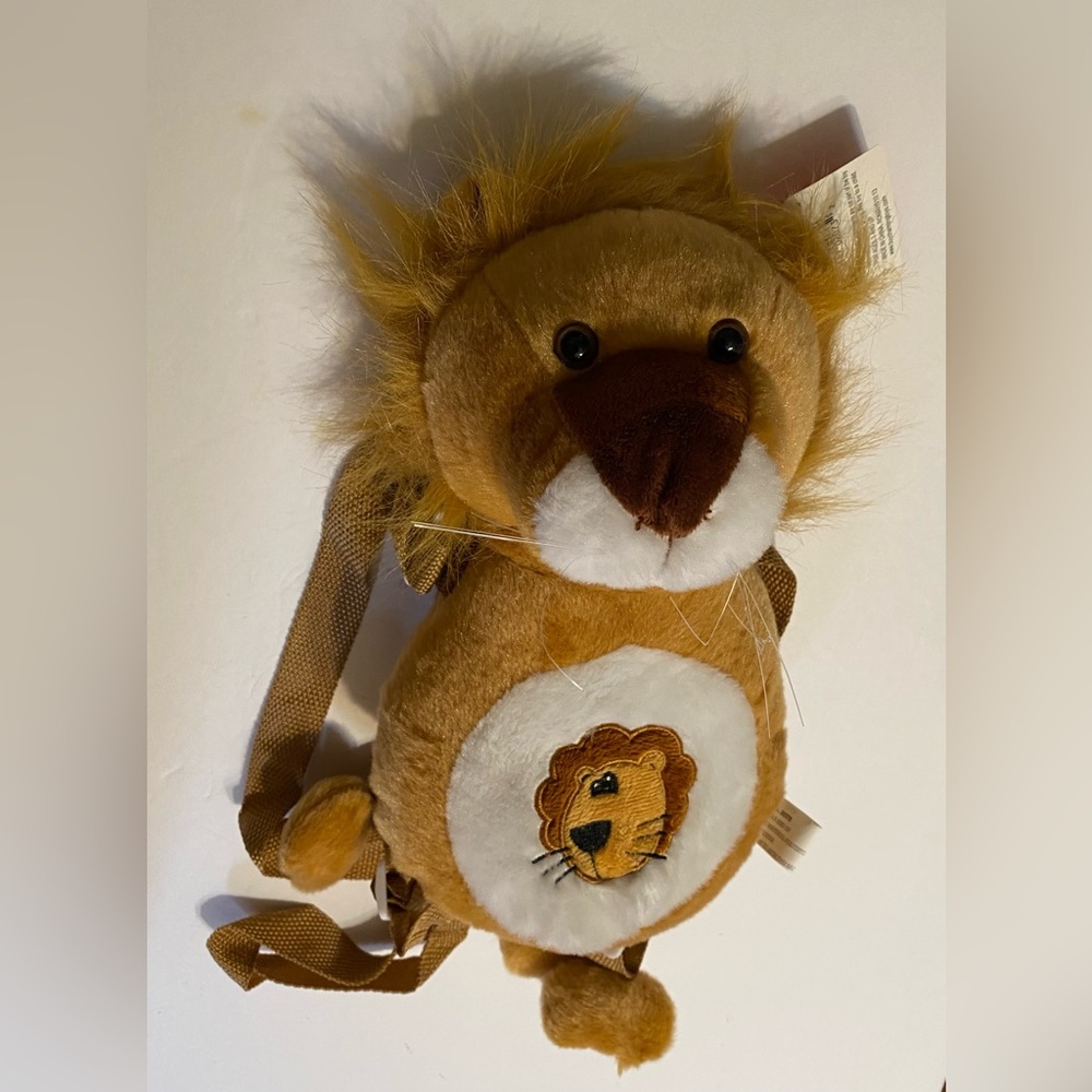 Lion Plush Stuffed Animal Toddler  Harness Safety Leash
